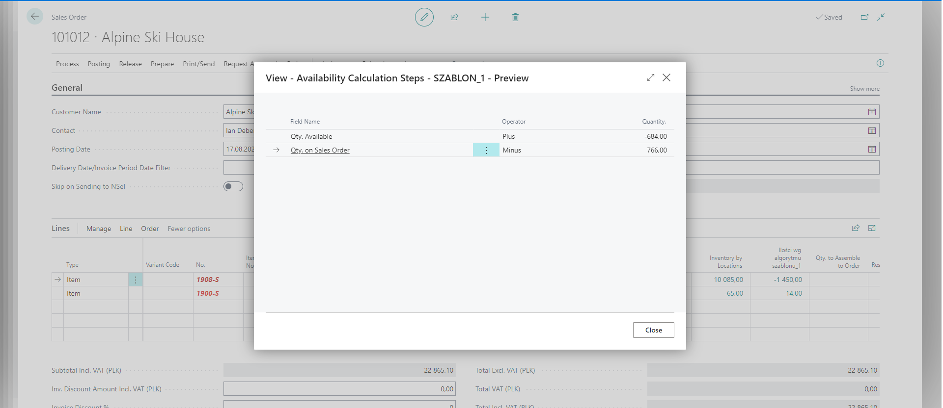 Calculation Details