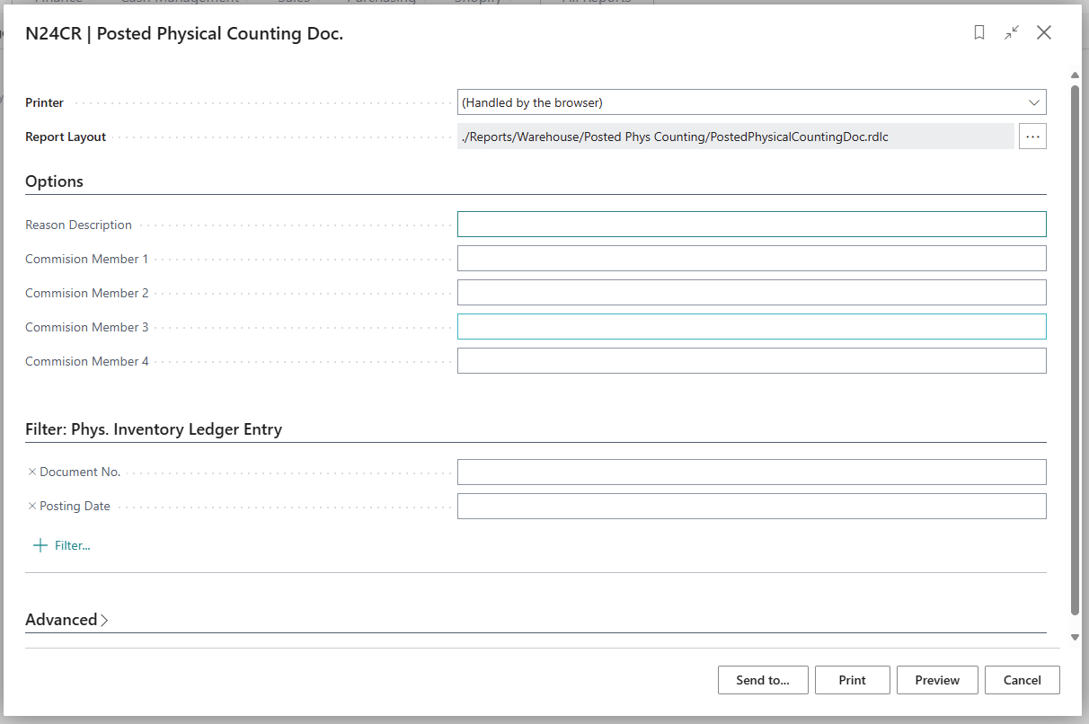 PostedPhysInventoryDoc_Request_Page