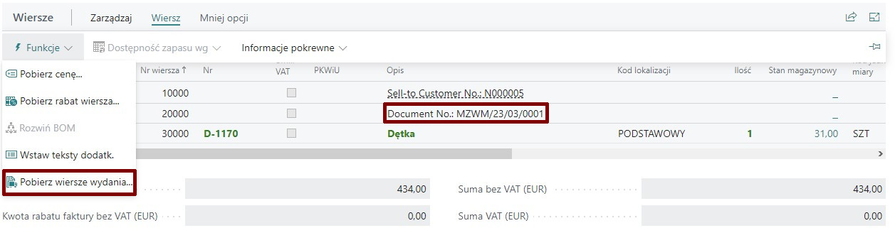 Akcja Pobierz wiersze wydania