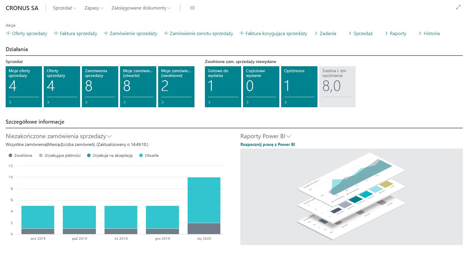 RoleCenter Customer Service