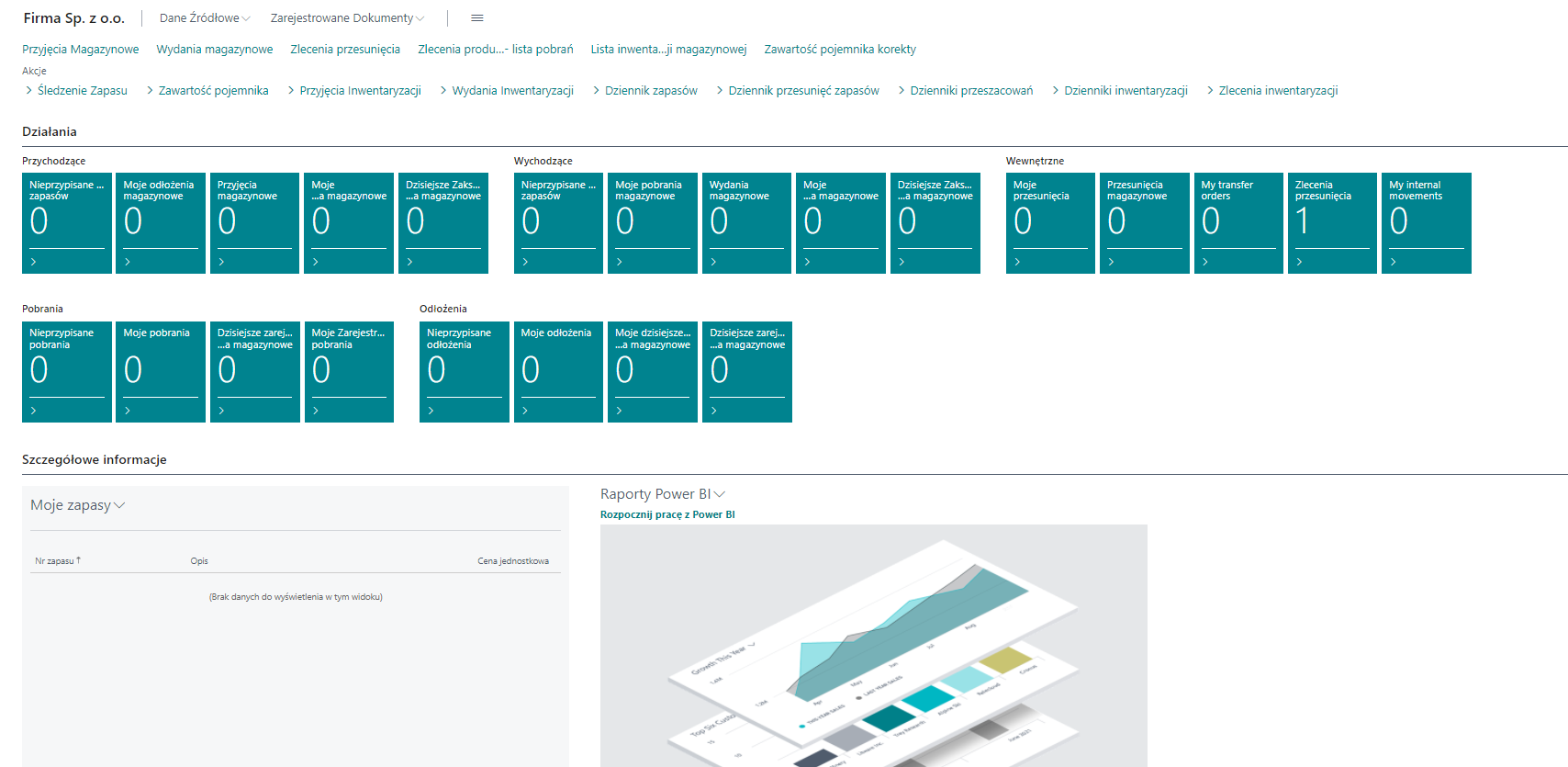 RoleCenter Warehouse