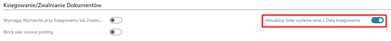 Update Shipment date and Posting date